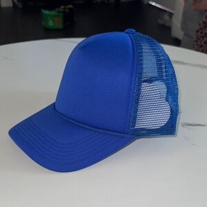 Blank Royal Blue Foam trucker SnapBack